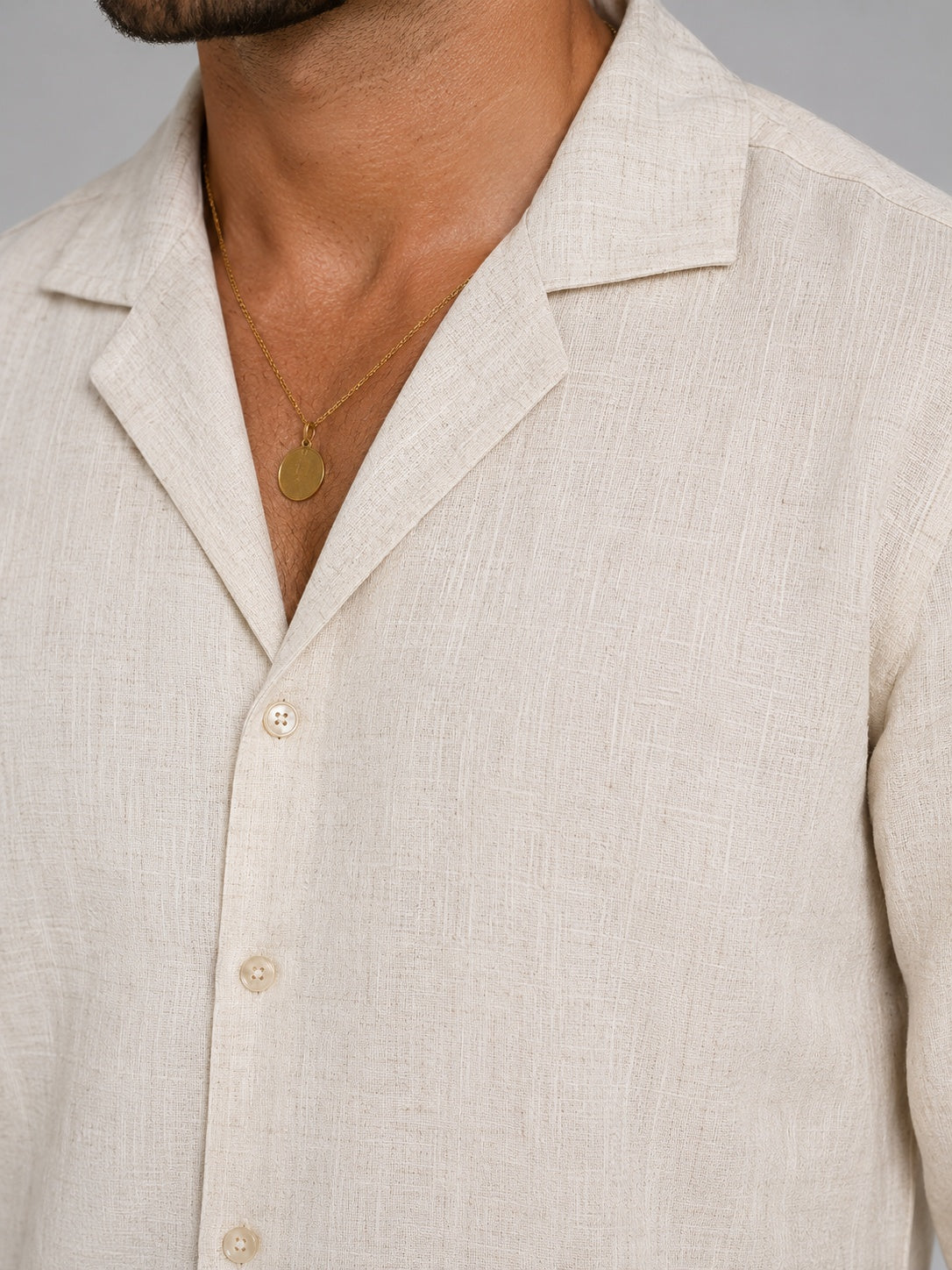 Andrés | Conjunto de Lino Hombre Camisa y Pantalón de Lino Hombre