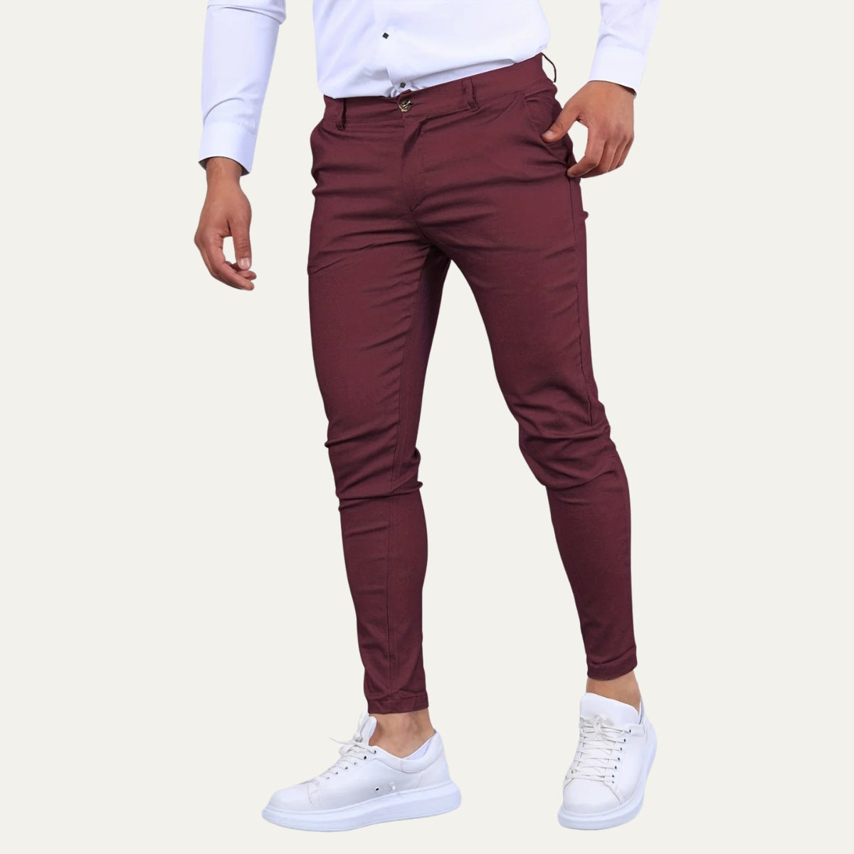 Andrés | Pantalón Chino Slim Fit Hombre Elástico