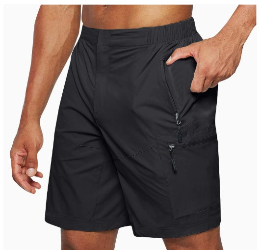 Andrés | Pantalón Corto Deportivo Hombre Bolsillos con Cremallera