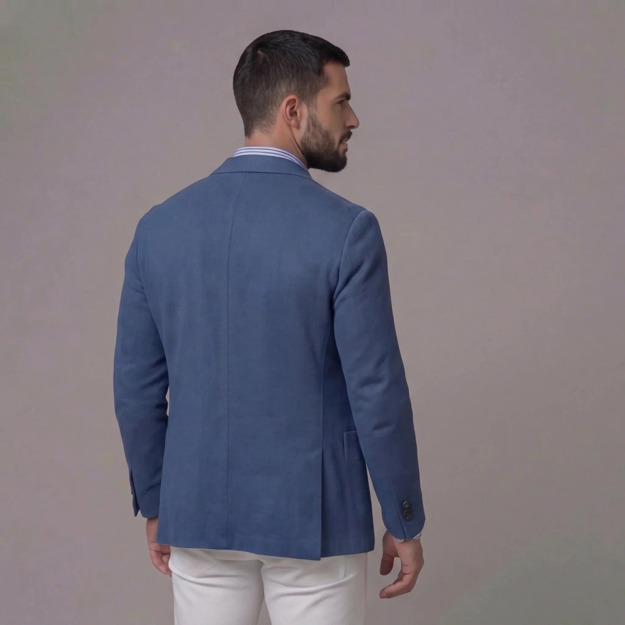 Arnau | Blazer de Lino Hombre Chaqueta Americana Sin Estructura