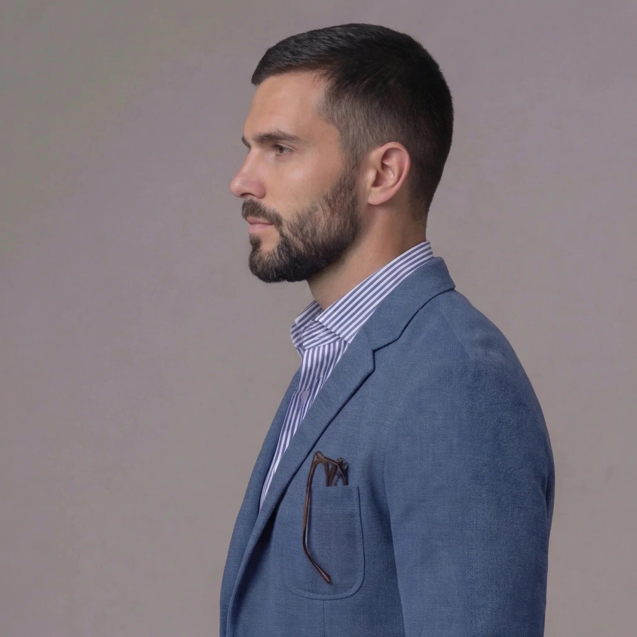 Arnau | Blazer de Lino Hombre Chaqueta Americana Sin Estructura