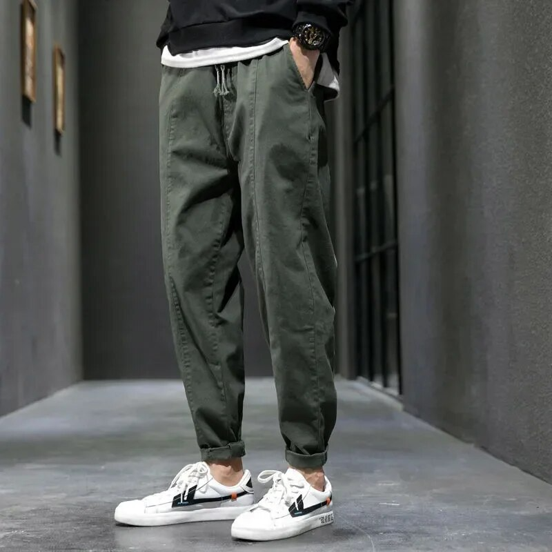 Arnau | Jogger de Algodón Hombre Cintura Elástica Cropped