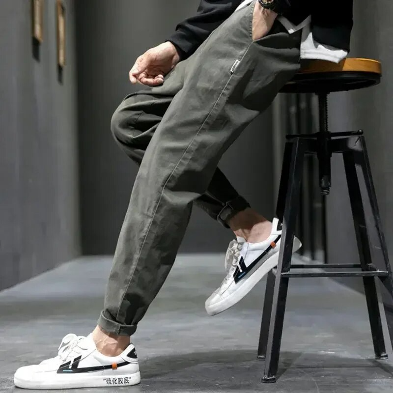 Arnau | Jogger de Algodón Hombre Cintura Elástica Cropped