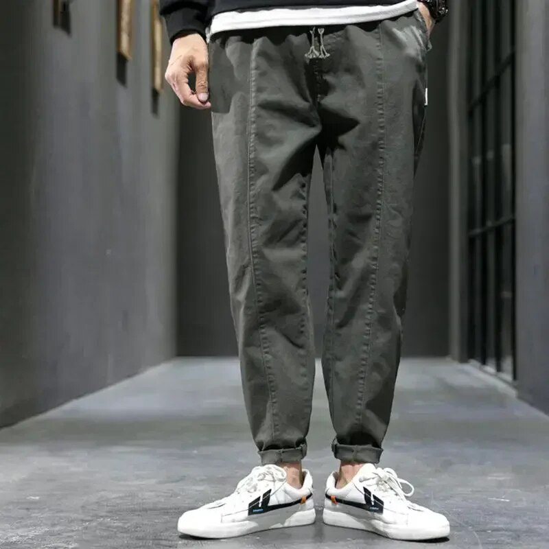 Arnau | Jogger de Algodón Hombre Cintura Elástica Cropped