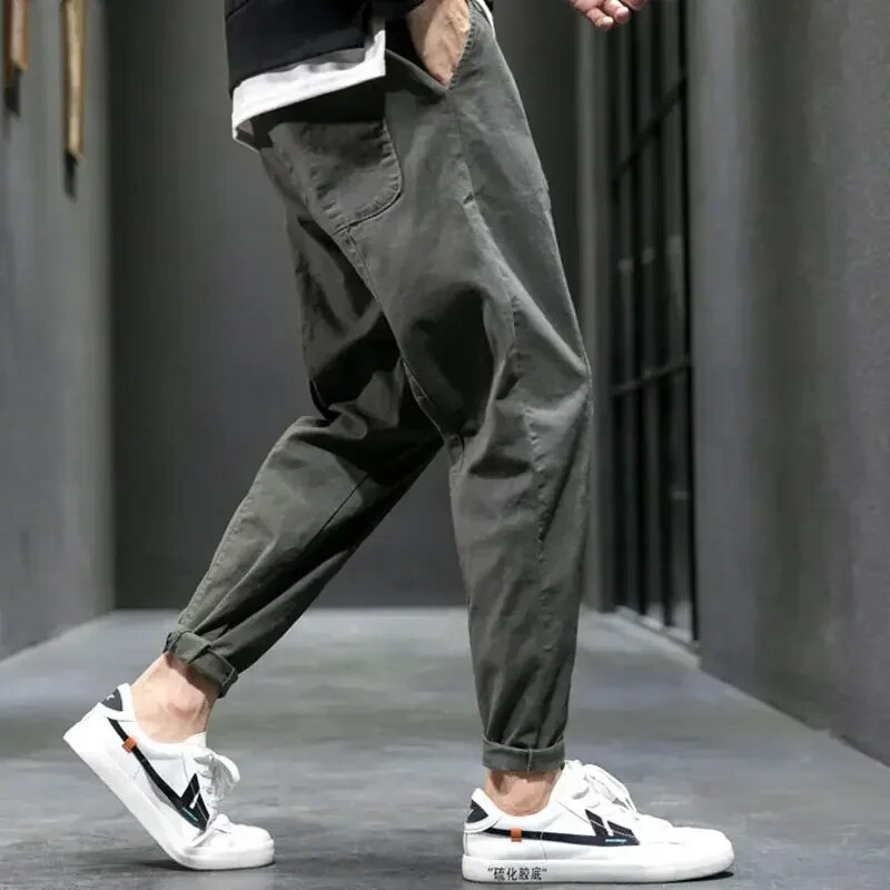 Arnau | Jogger de Algodón Hombre Cintura Elástica Cropped