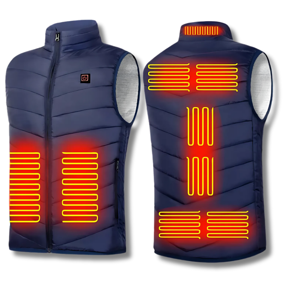 Arturo | Chaleco Calefactable Acolchado Hombre Cuello Alto