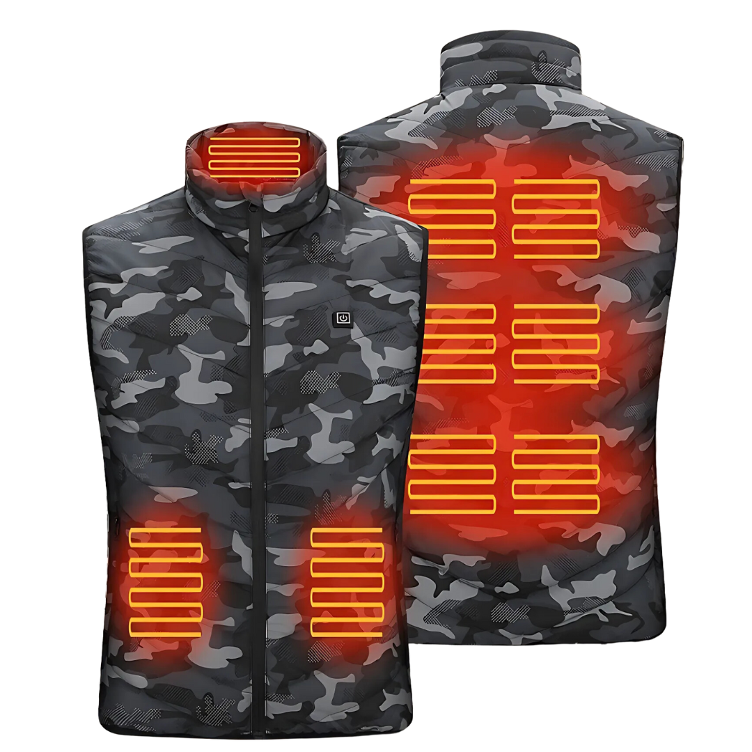 Arturo | Chaleco Calefactable Acolchado Hombre Cuello Alto