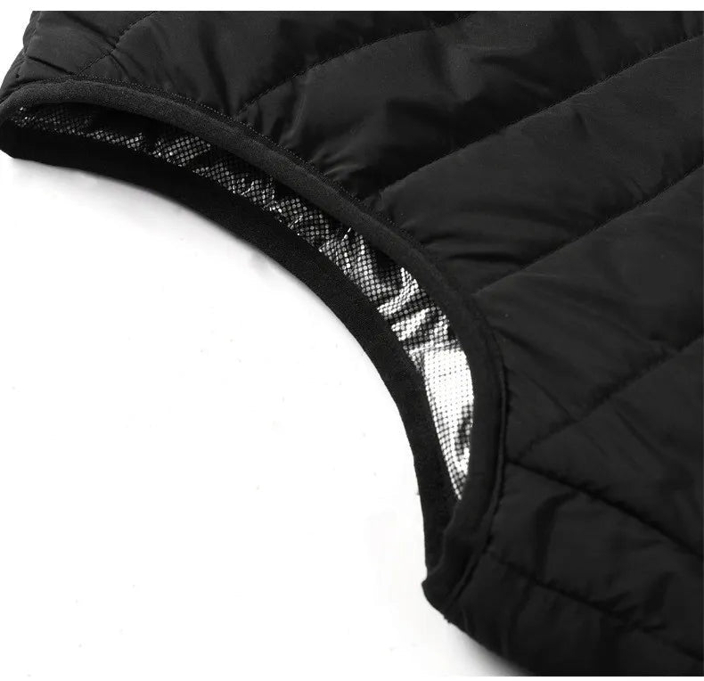 Arturo | Chaleco Calefactable Acolchado Hombre Cuello Alto