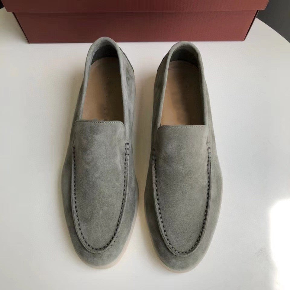 Arturo | Mocasines de Ante Hombre Slip-On Suela Ligera