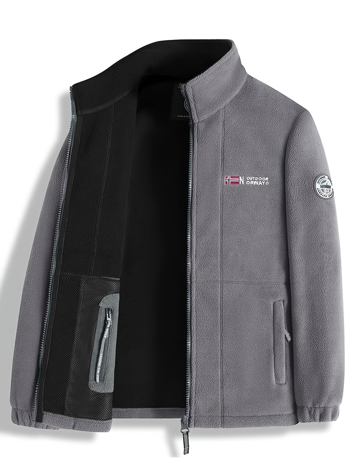 Asier | Chaqueta Polar Hombre Cuello Alto Cremallera