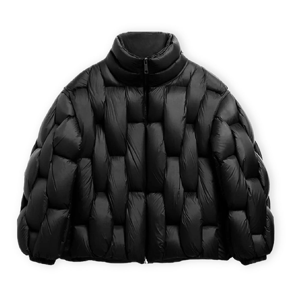 Berta | Chaqueta de Plumas Oversize Mujer Cuello Alto Cremallera