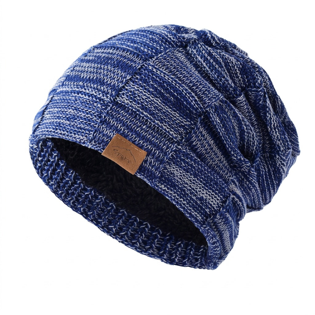 Berta | Gorro de Punto con Forro Polar Unisex Ajuste Suelto