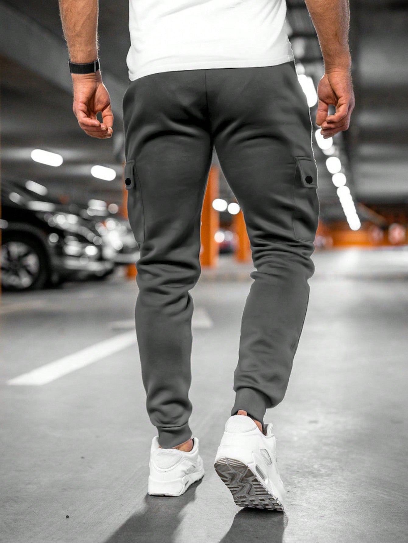 Biel | Pantalón Chándal Hombre Cargo Bolsillos Laterales