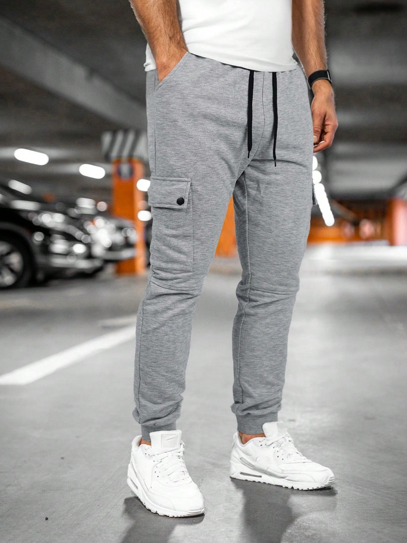 Biel | Pantalón Chándal Hombre Cargo Bolsillos Laterales