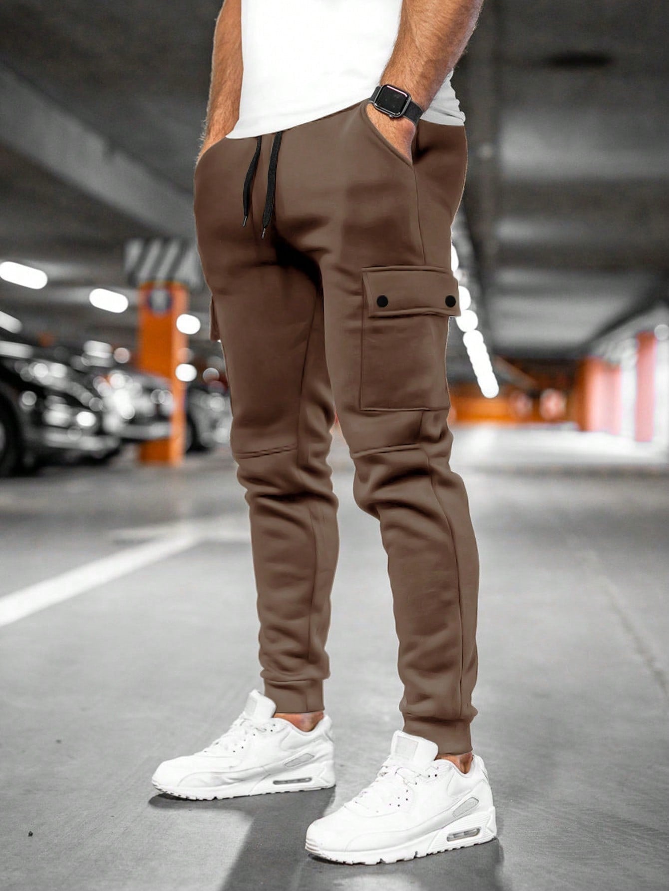Biel | Pantalón Chándal Hombre Cargo Bolsillos Laterales