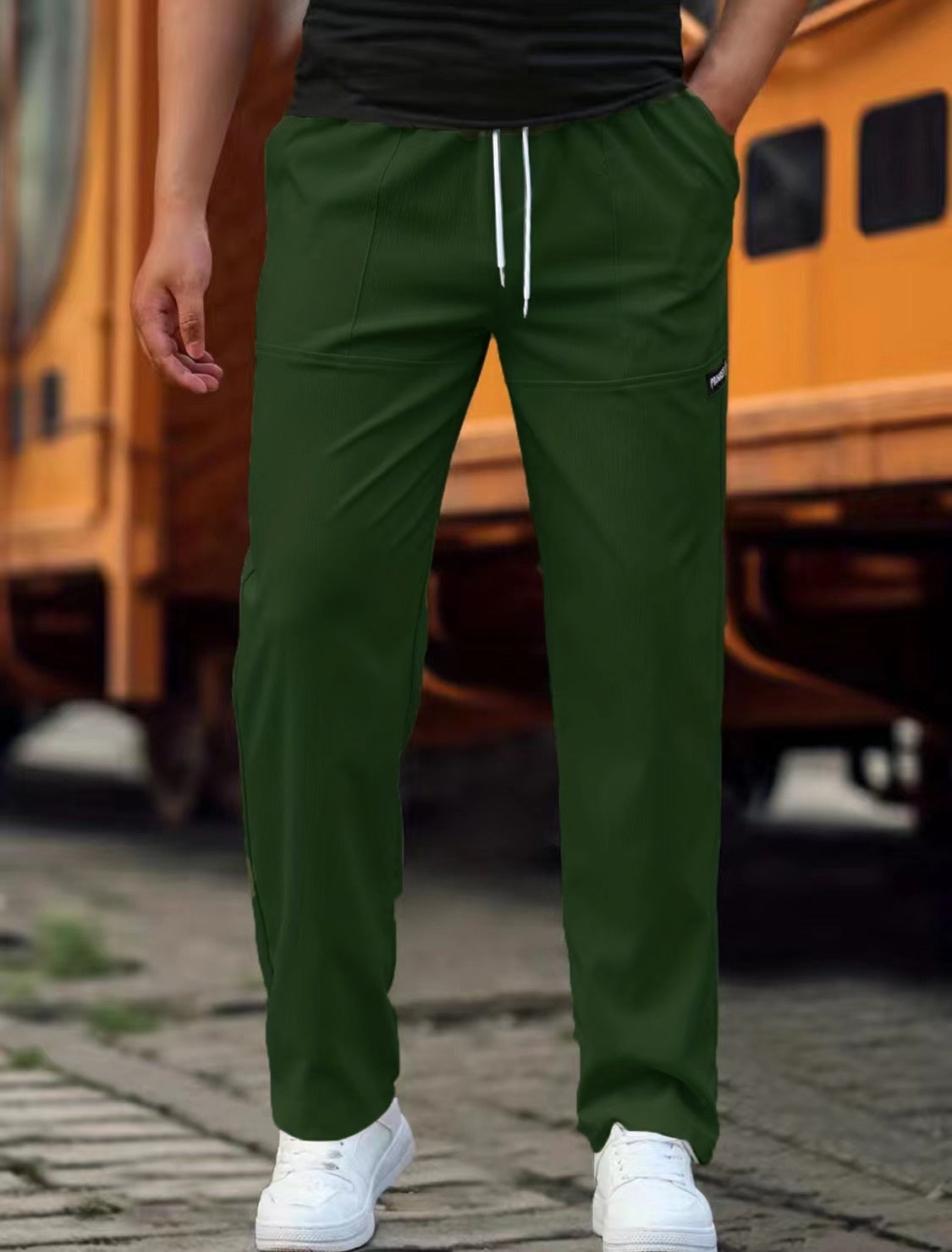 Biel | Pantalón Chándal Hombre Corte Recto Cintura Elástica