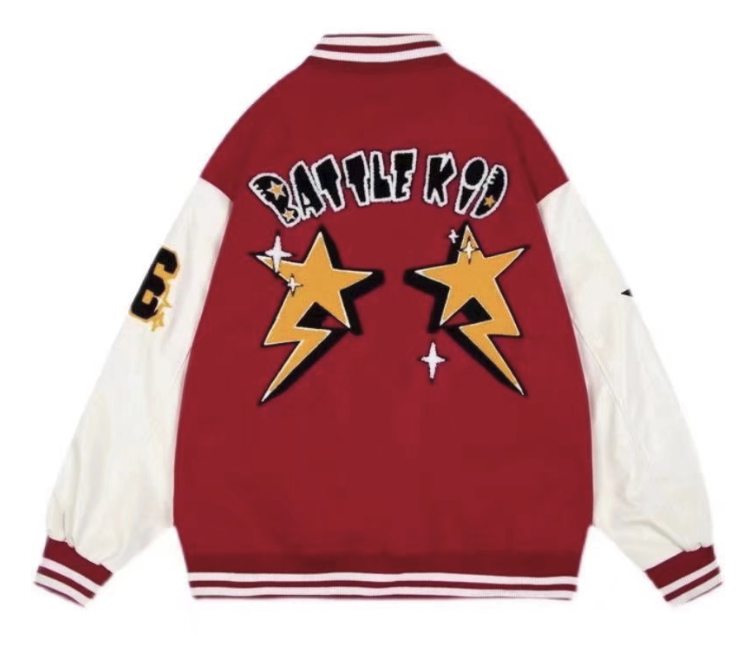 Biel | Varsity Jacket Hombre Bordado Oversize