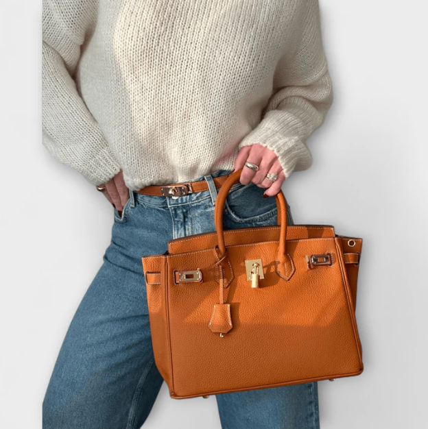 Bolso de Mano Mujer Candado Cierre