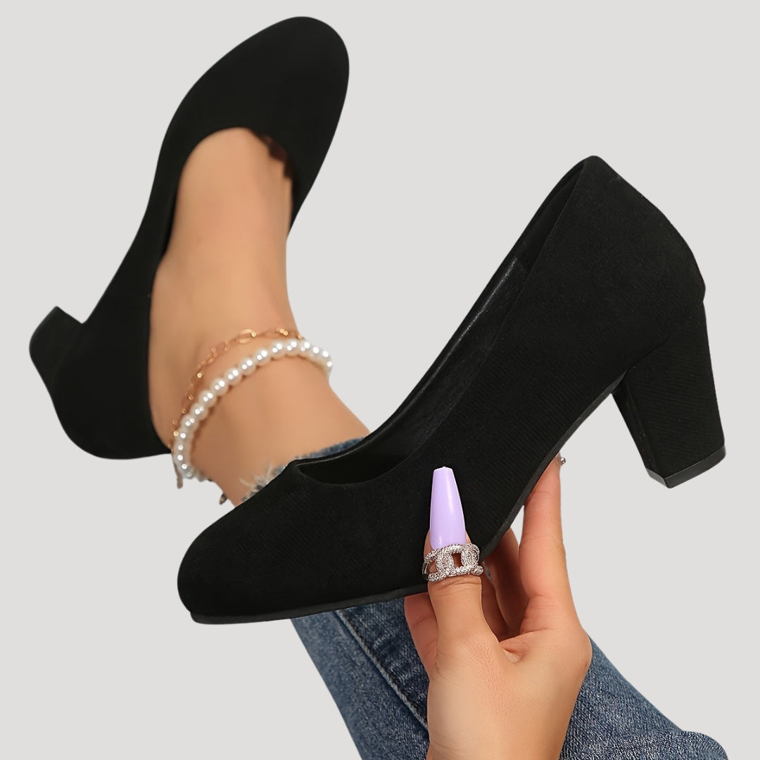 Carmen | Zapatos de Tacón Bajo Mujer Punta Cerrada