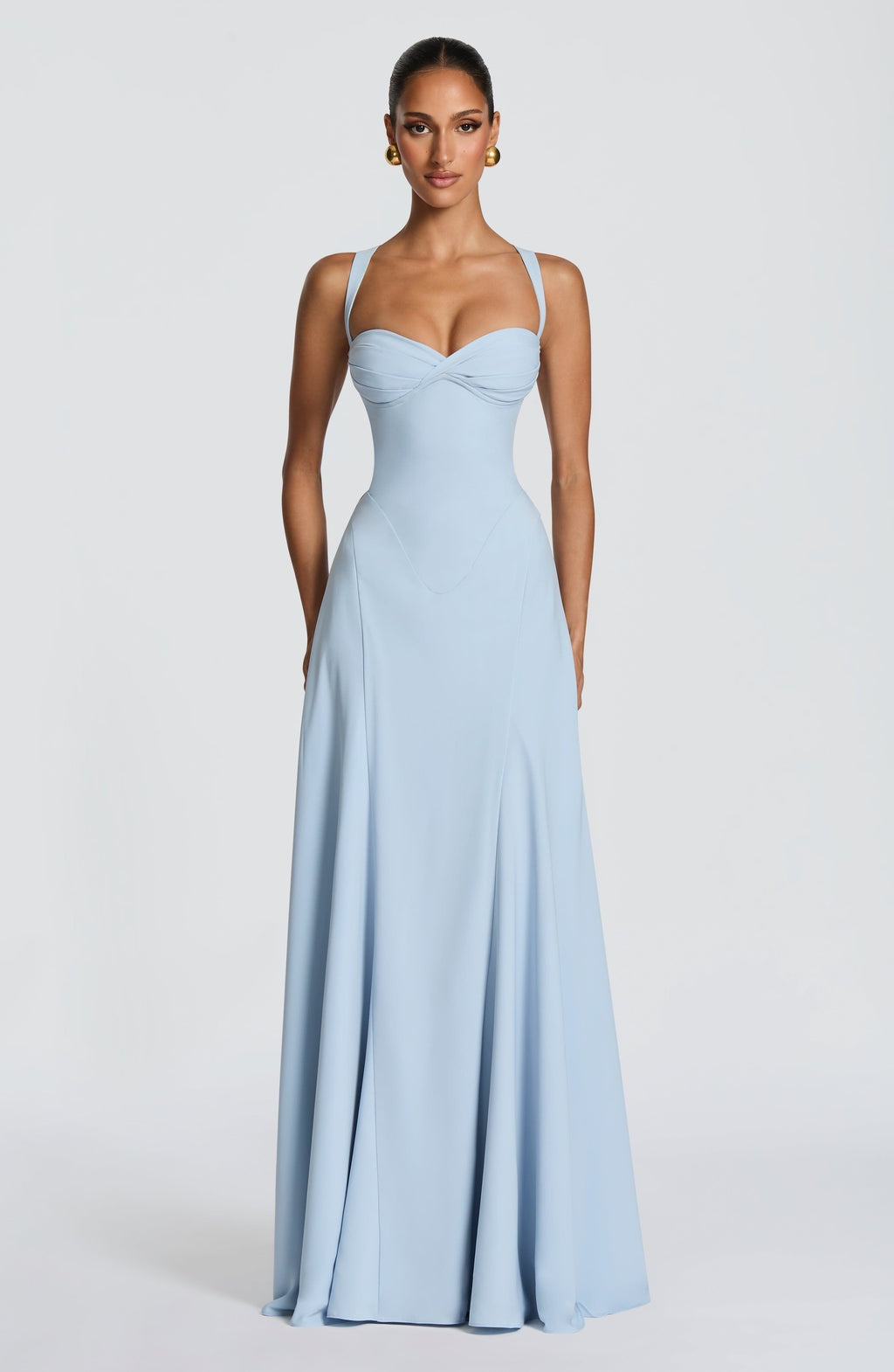 Catalina | Vestido Largo de Gala Mujer Escote Corazón Tirantes