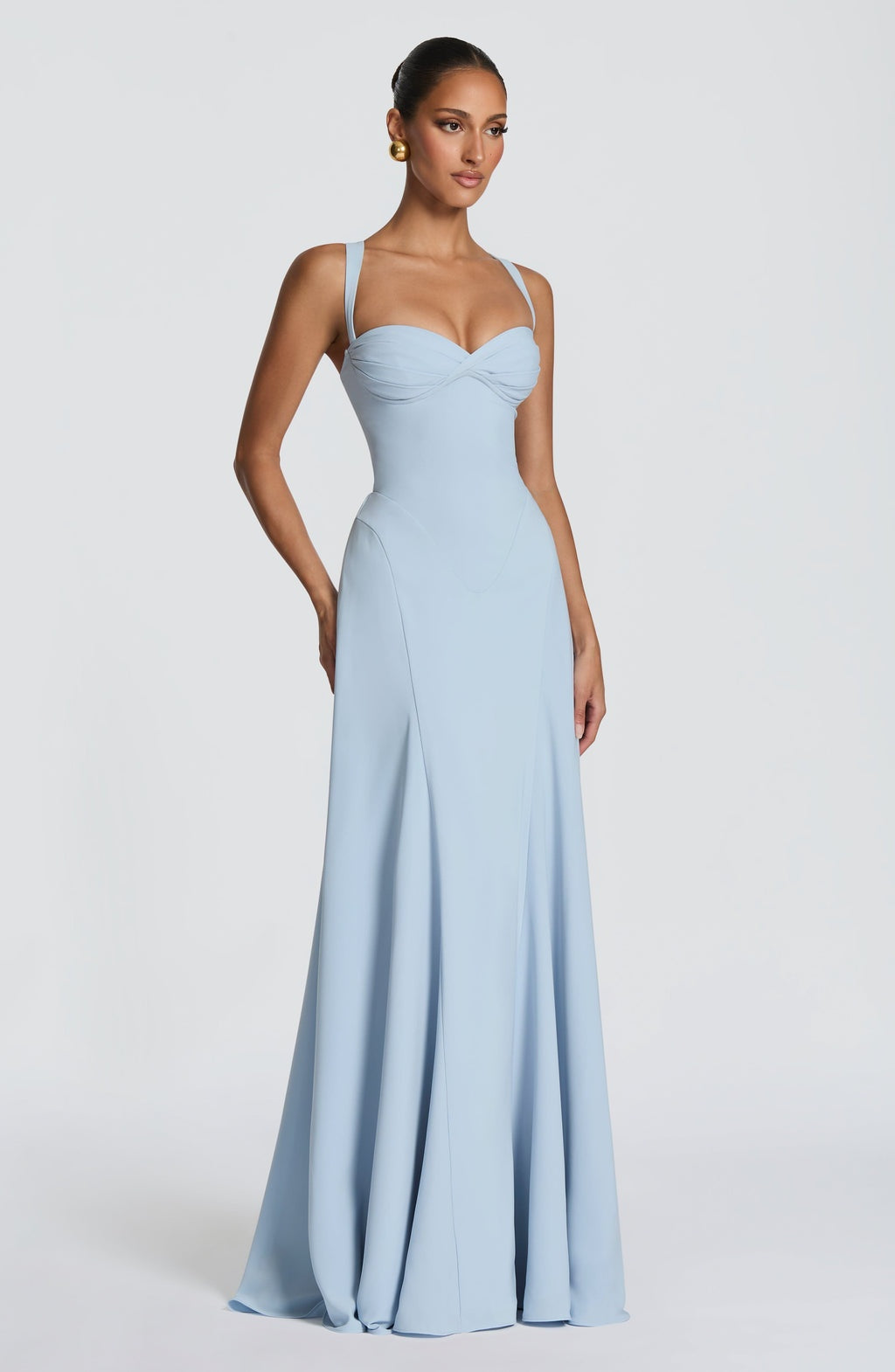 Catalina | Vestido Largo de Gala Mujer Escote Corazón Tirantes