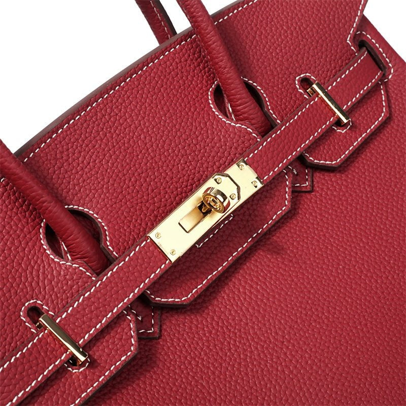 Cayetana | Bolso de Mano de Piel Mujer Asas Dobles Herrajes