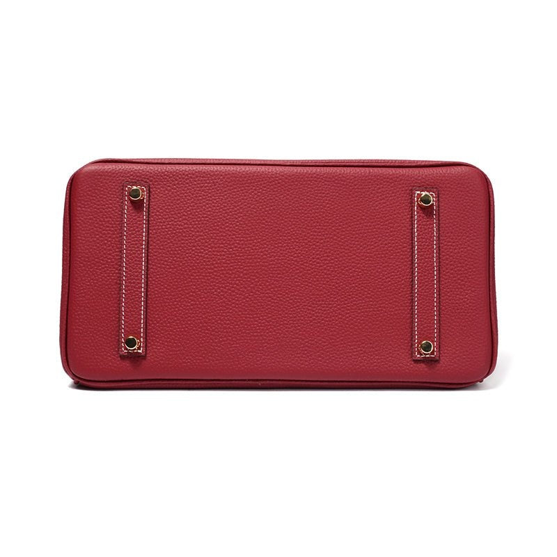 Cayetana | Bolso de Mano de Piel Mujer Asas Dobles Herrajes