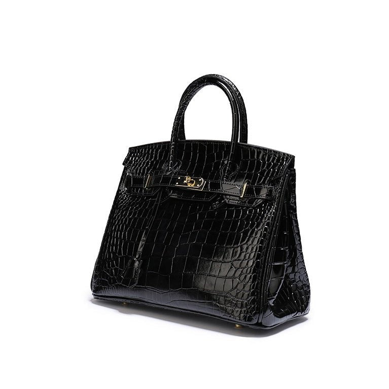 Cayetana | Bolso de Mano de Piel Mujer Asas Dobles Herrajes