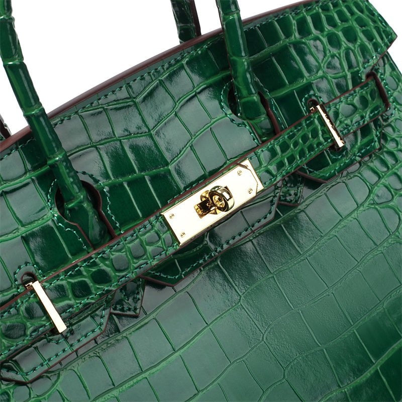 Cayetana | Bolso de Mano de Piel Mujer Asas Dobles Herrajes