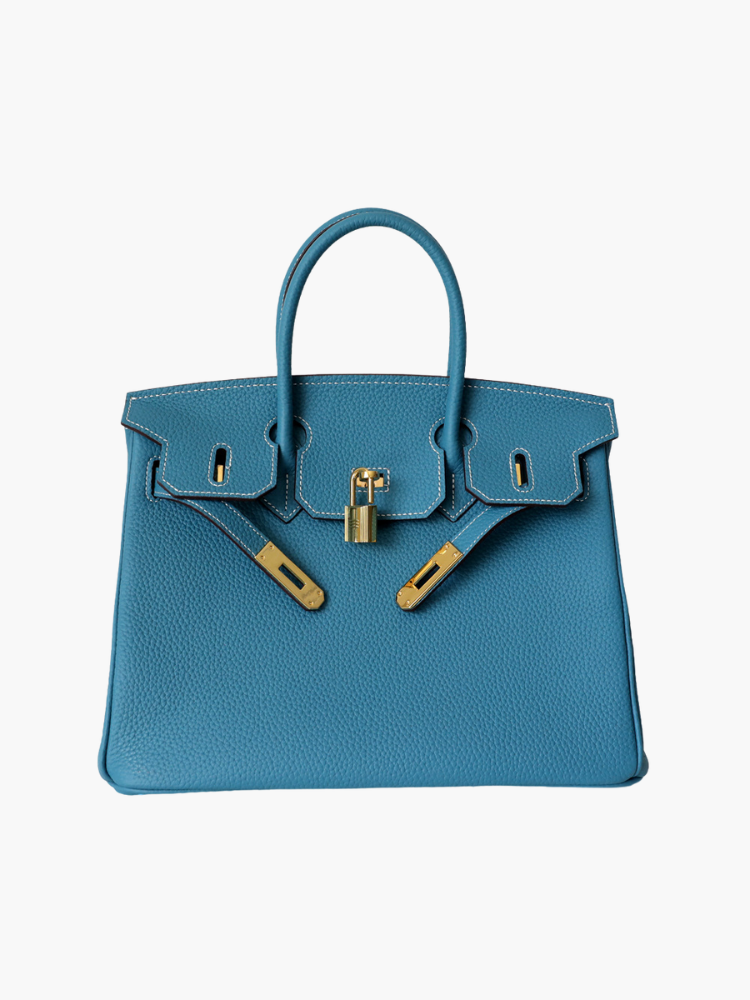 Cayetana | Bolso de Mano de Piel Mujer Asas Dobles Herrajes