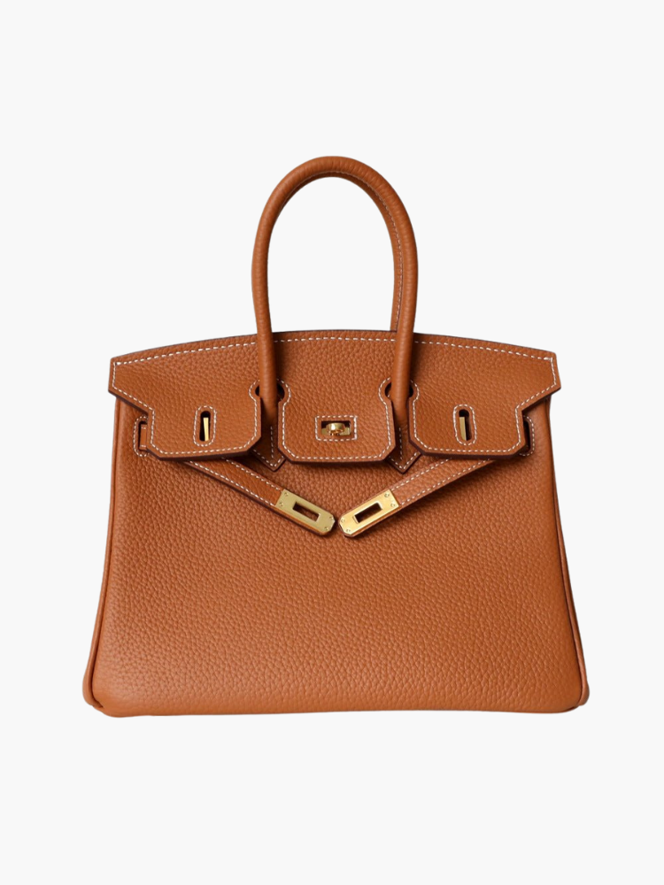 Cayetana | Bolso de Mano de Piel Mujer Asas Dobles Herrajes