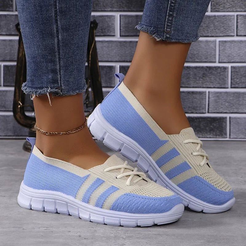Celeste | Sneakers de Tejido Transpirable Mujer Suela Flexible