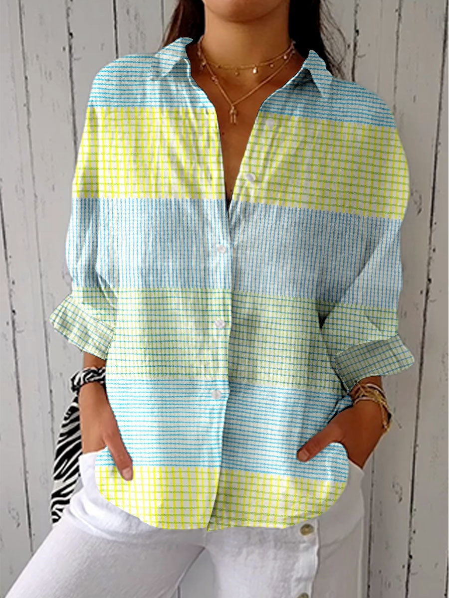 Consuelo | Blusa Tropical Estampada Mujer Escote V