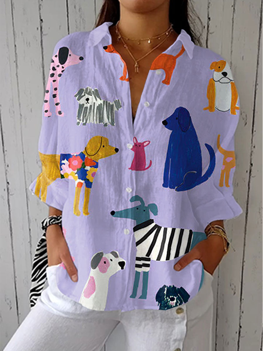 Consuelo | Blusa Tropical Estampada Mujer Escote V