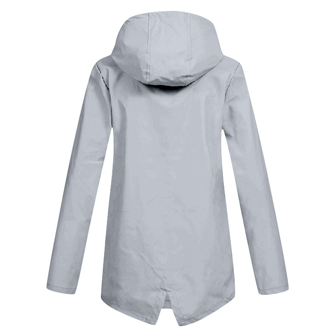 Covadonga | Chubasquero Impermeable Mujer con Capucha Cremallera