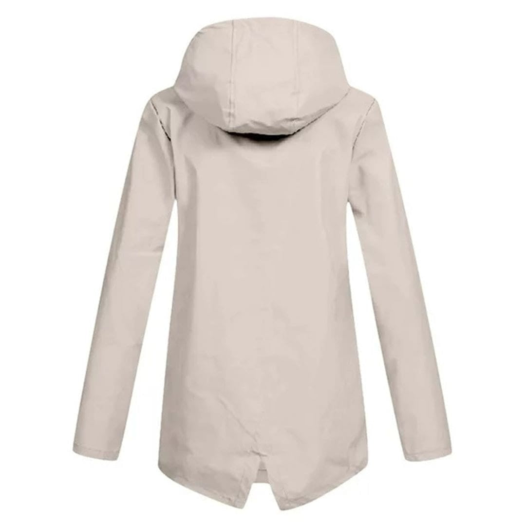 Covadonga | Chubasquero Impermeable Mujer con Capucha Cremallera