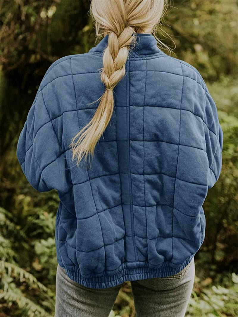 Cristina | Chaqueta Bomber Acolchada Mujer Cuello Alzado Cremallera