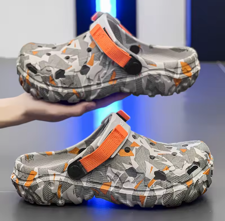 Crocs Estampado Camuflaje Hombre Correa Ajustable