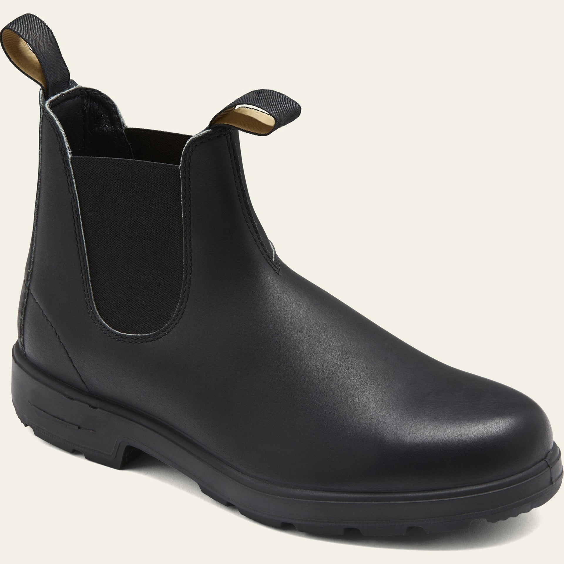 Darío | Botas de Trabajo de Cuero Hombre Elástico Lateral
