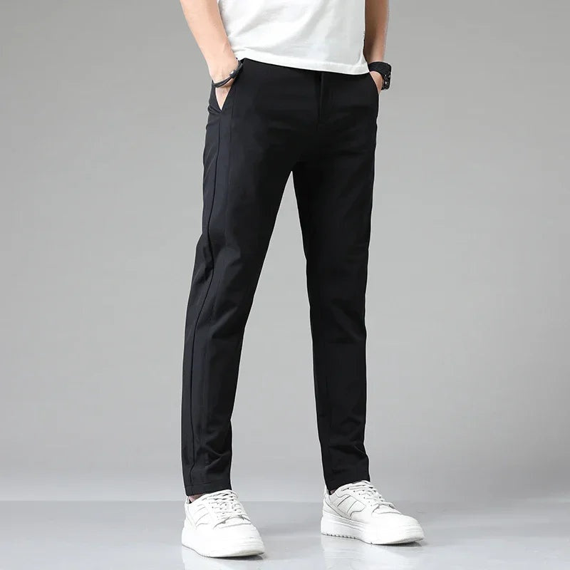 Darío | Pantalón Cropped Chino Hombre Ajustado Slim Fit