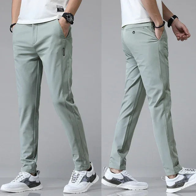 Darío | Pantalón Cropped Chino Hombre Ajustado Slim Fit