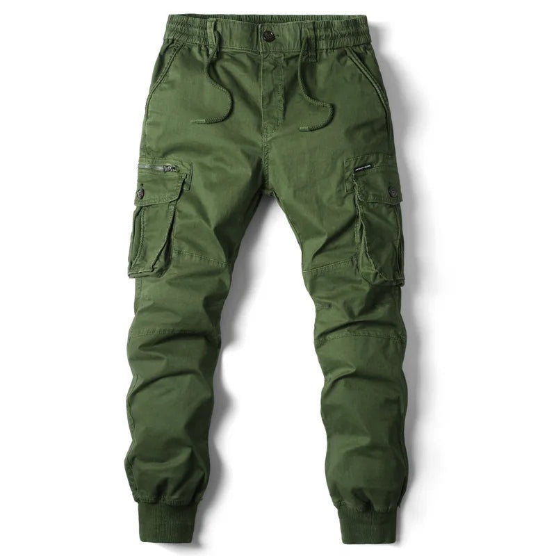 Darío | Pantalones Cargo Jogger Hombre Bolsillos Laterales Cintura Elástica