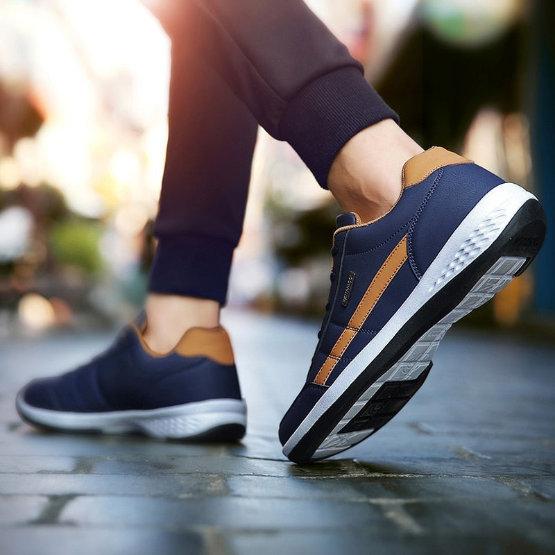 Darío | Zapatillas Casual Impermeables Hombre Cordones Suela Ergonómica