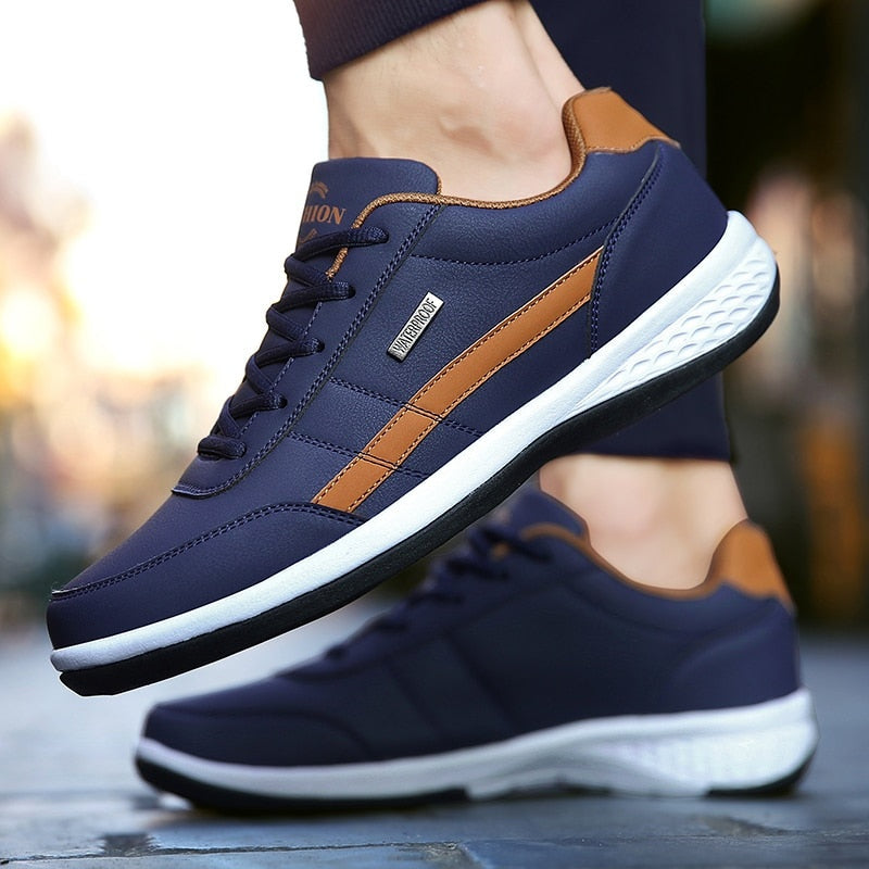 Darío | Zapatillas Casual Impermeables Hombre Cordones Suela Ergonómica