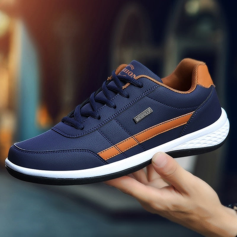Darío | Zapatillas Casual Impermeables Hombre Cordones Suela Ergonómica