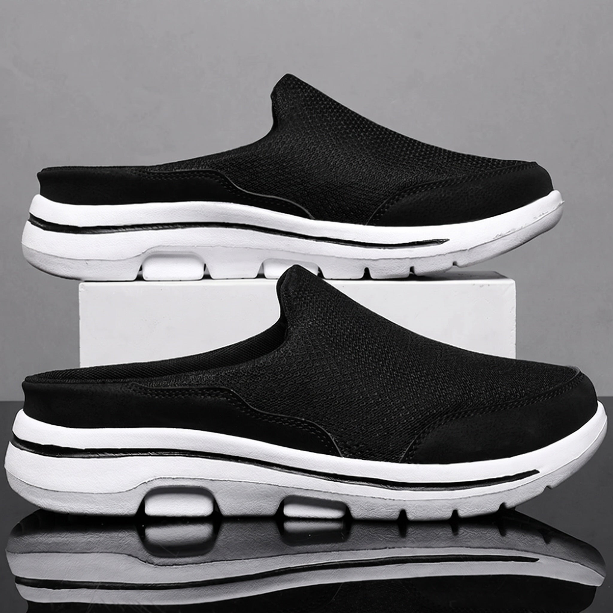 Darío | Zapatillas de Deporte Slip-On Hombre Malla Transpirable