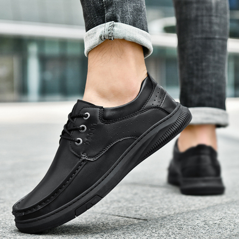 Darío | Zapatos Casual de Cuero Hombre Suela Gruesa
