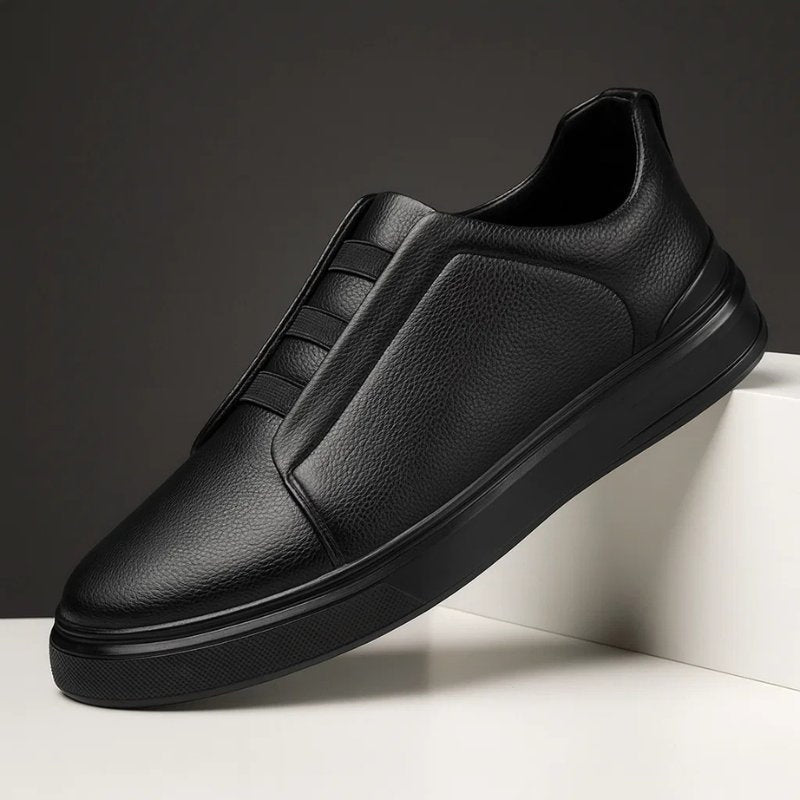 Diego | Zapatillas Sin Cordones de Cuero Hombre Casual