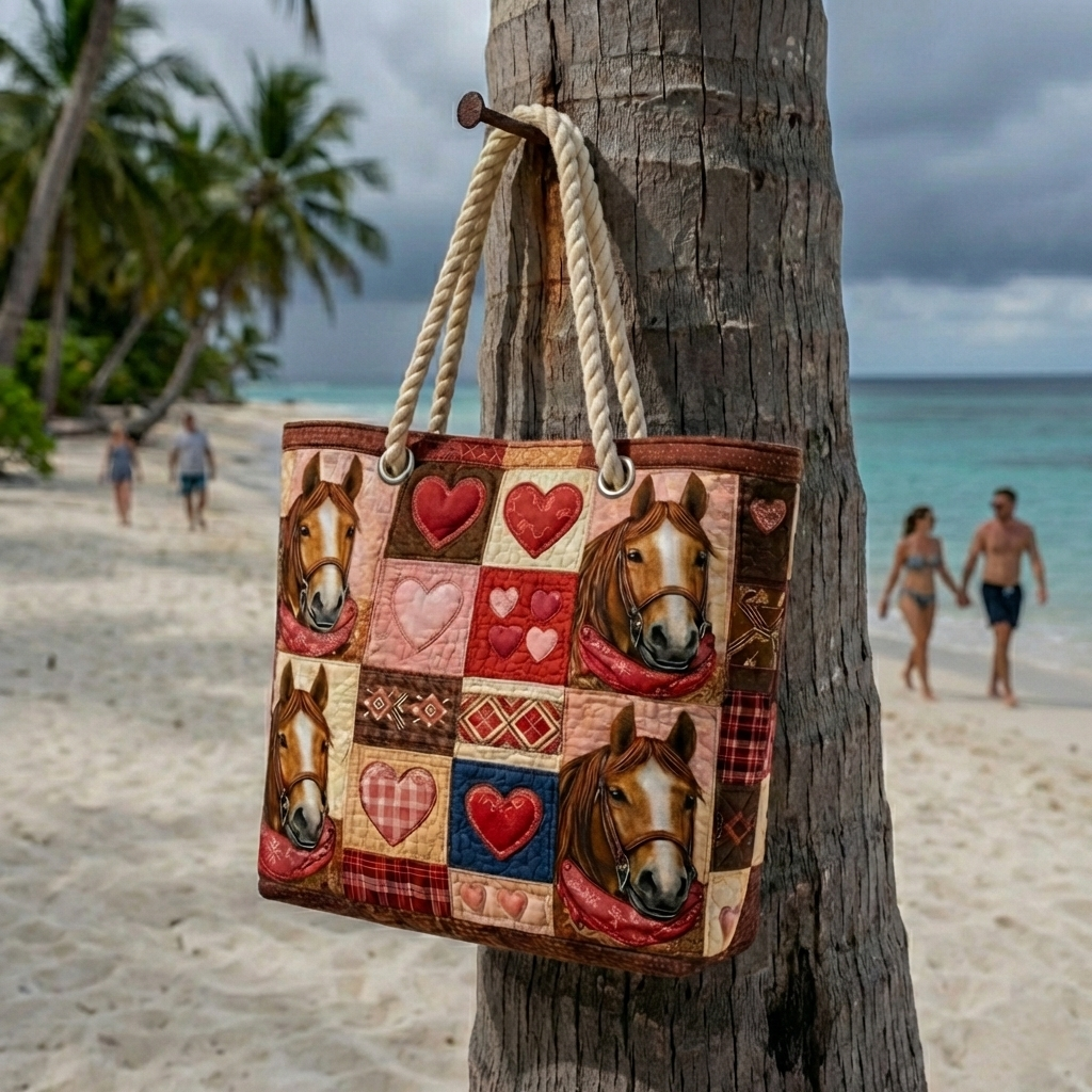 Dolores | Bolso Tote Acolchado Estampado Africano Mujer Asas de Cuerda