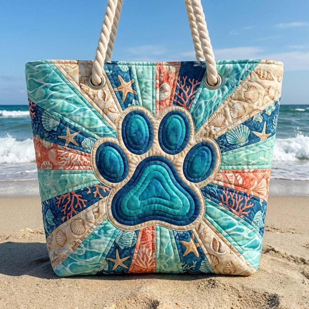 Dolores | Bolso Tote Acolchado Estampado Africano Mujer Asas de Cuerda
